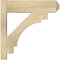 Ekena Millwork Merced Rough Sawn Craftsman Outlooker, Douglas Fir, 6"W x 20"D x 20"H OUT06X20X20MRC04RDF - alternate 3